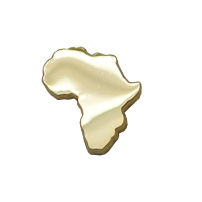 Лацканный значок Африка, штамповка