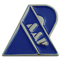Значок в форме логотипа компании ЛДР
