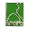 Значок в форме логотипа компании Premium