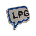 Значок в форме логотипа компании LPG