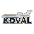 Значок в форме логотипа компании KOVAL