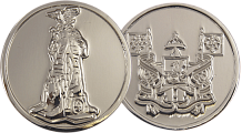 Сувенирная медаль с гербом города Смоленск