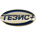 Значок в форме логотипа компании Тезис+