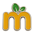 Значок в форме логотипа компании Мандарин