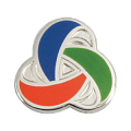 Значок в форме логотипа компании