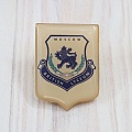 Заливной значок в форме герба Британский лицей г. Москва