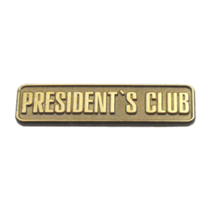 Значок Presidents Club. Значок Presidents Club  Значок Presidents ClubШтамповка, 2Д, пескоструйная обработка 
