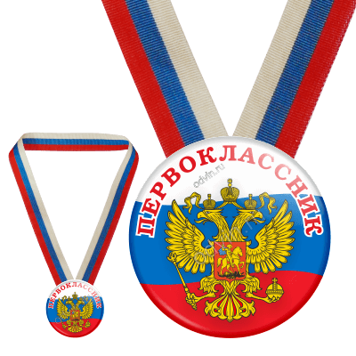 Медаль Первоклассник MZ 029