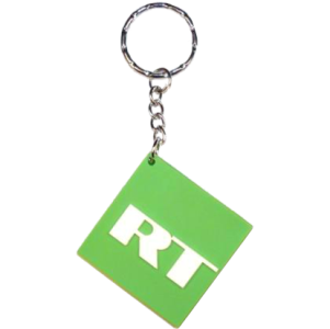 ПВХ Брелок с логотипом RT