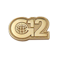 Значок в форме логотипа комании