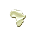 Значок в форме Африканского континента