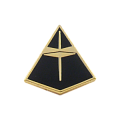 Значок в форме логотипа компании Пирамида