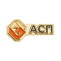 Значок в форме логотипа компании АСП