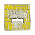 Значок юбилейный 10 лет SRV