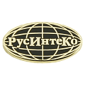 Значок в форме логотипа компании Русинтеко