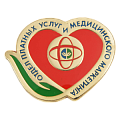Значок в форме логотипа отдела платных услуг и медицинского маркетинга